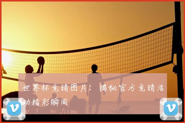 世界杯竞猜图片：揭秘官方竞猜活动精彩瞬间
