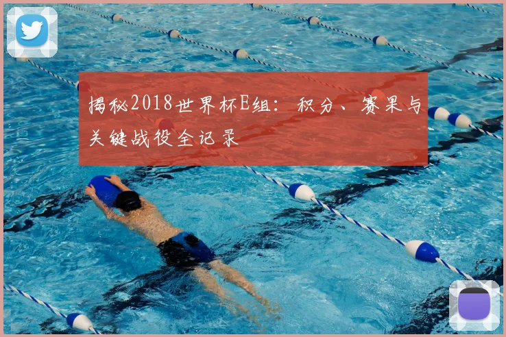 揭秘2018世界杯E组：积分、赛果与关键战役全记录