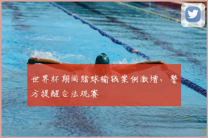 世界杯期间赌球输钱案例激增,警方提醒合法观赛